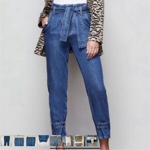 Good American High Rise Blue Jeans Relaxed Fit